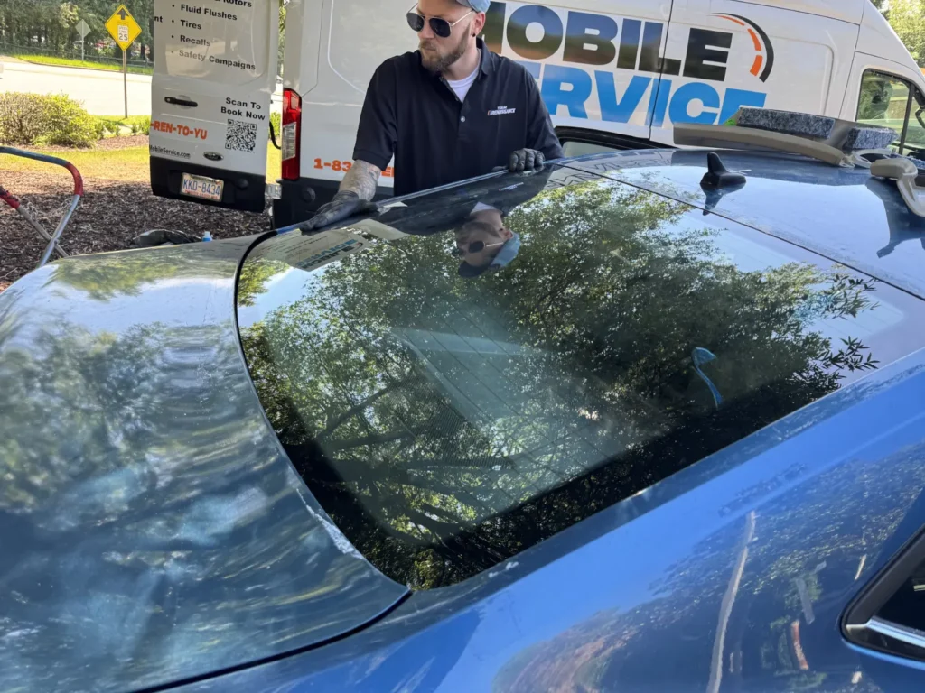 Auto glass replacement